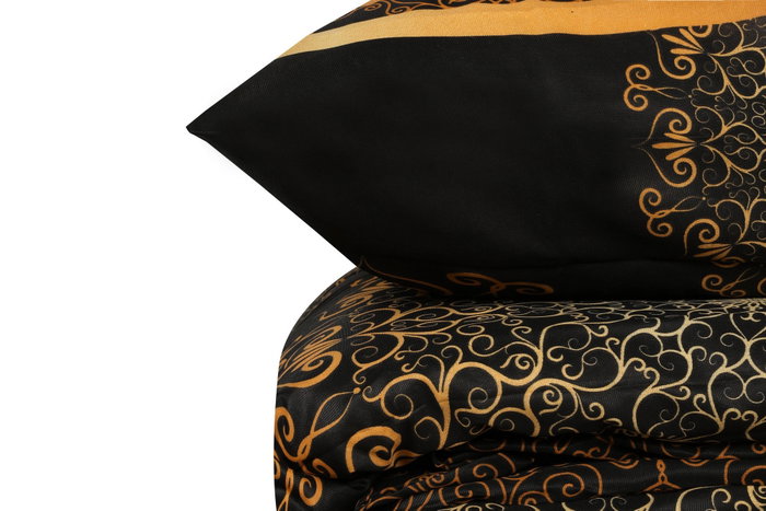L'essentiel linge de maison Osmanlı - Negro y amarillo